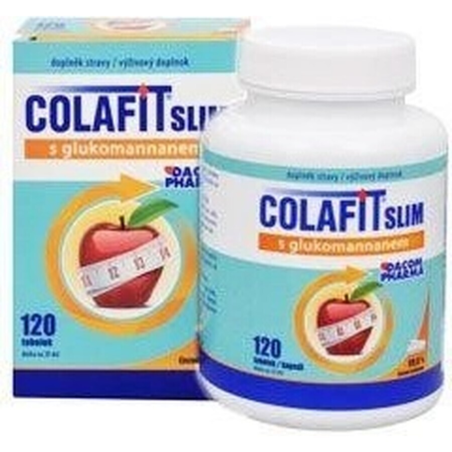 SLIM COLAFIT met glucomannaan 1×120 cps, voedingssupplement