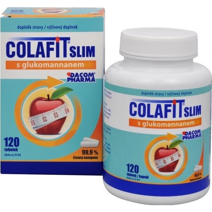 SLIM COLAFIT met glucomannaan 1×120 cps, voedingssupplement