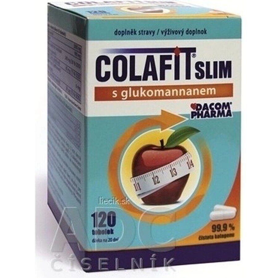 SLIM COLAFIT met glucomannaan 1×120 cps, voedingssupplement