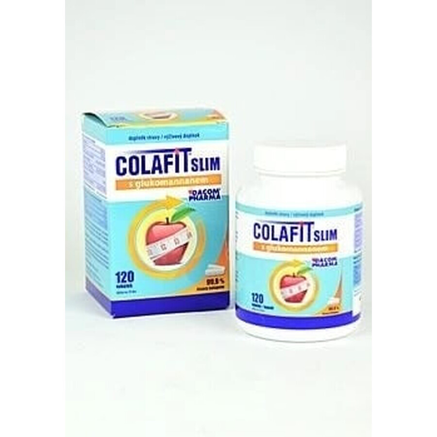 SLIM COLAFIT met glucomannaan 1×120 cps, voedingssupplement