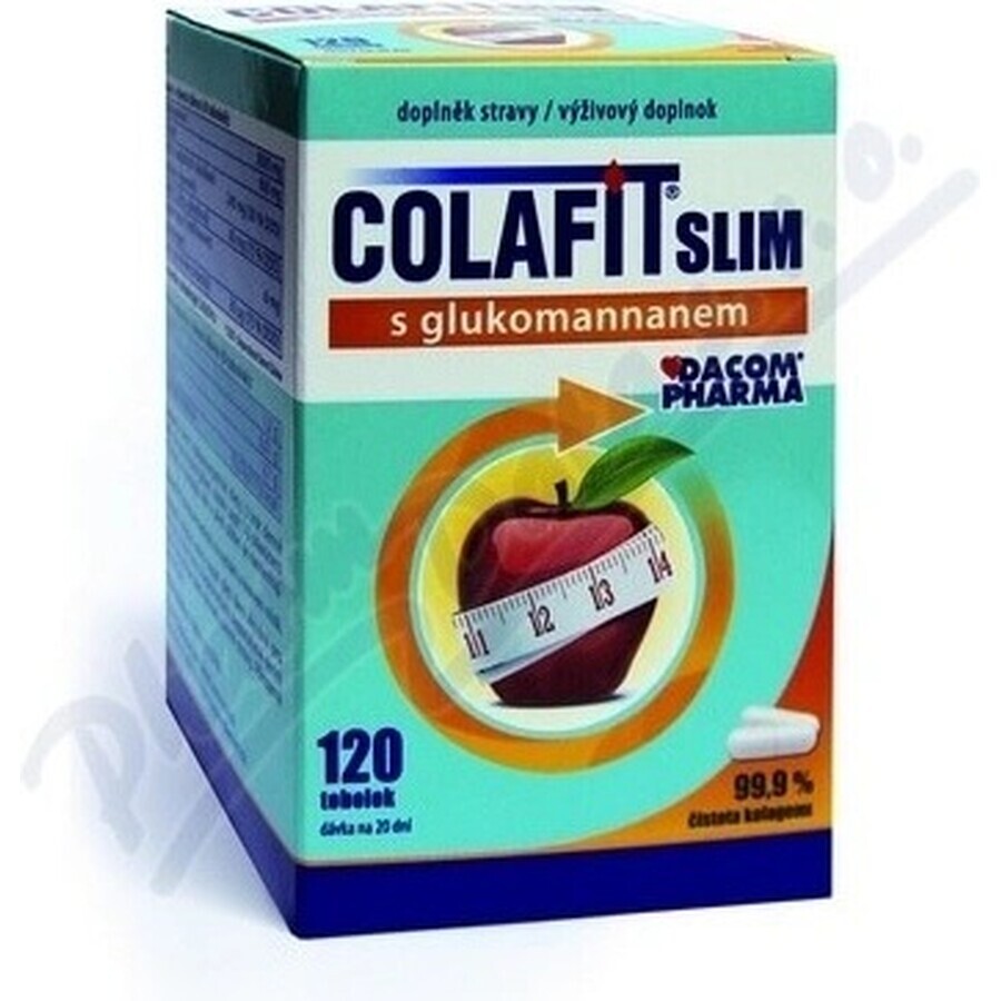 SLIM COLAFIT met glucomannaan 1×120 cps, voedingssupplement