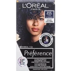 L'Oréal Paris Préférence Vivid Colors permanent hair color 1×1 set, Le Marais - Blue Black, 60+90+54 ml