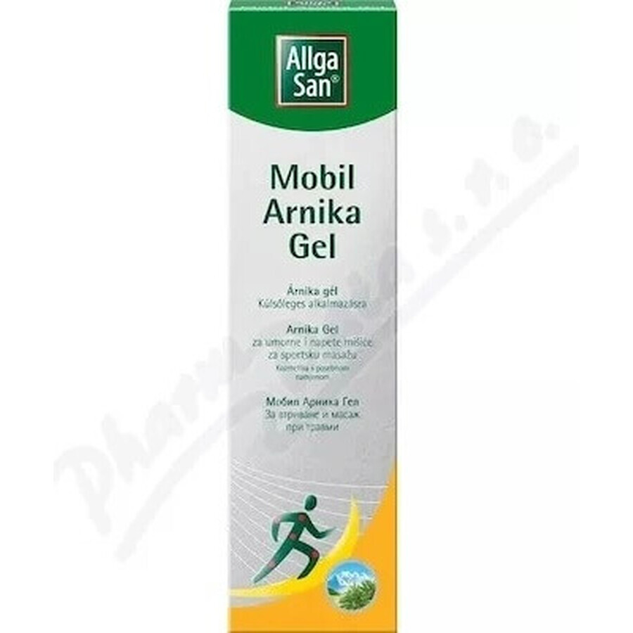 Allga San Arnica gel 1×100 ml, gel antinfiammatorio