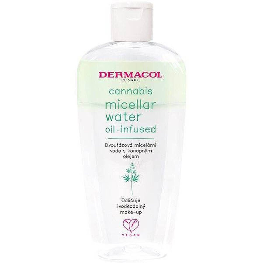 Dermacol Cannabis dual-phase micellair water 1×200 ml, micellair water