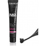 CURAPROX Black is White + CS 5460 1×1 set, 90 ml di dentifricio sbiancante + spazzolino CS 5460