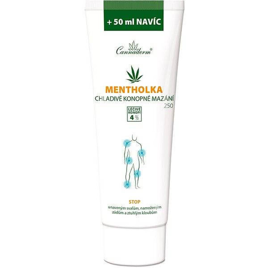 Cannaderm Thermolka - hemp warming lubricant 1×250 ml, massage gel