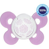 CHICCO Physio Comfort silicone face pacifier 1×1 pc, dots, 6-16 m