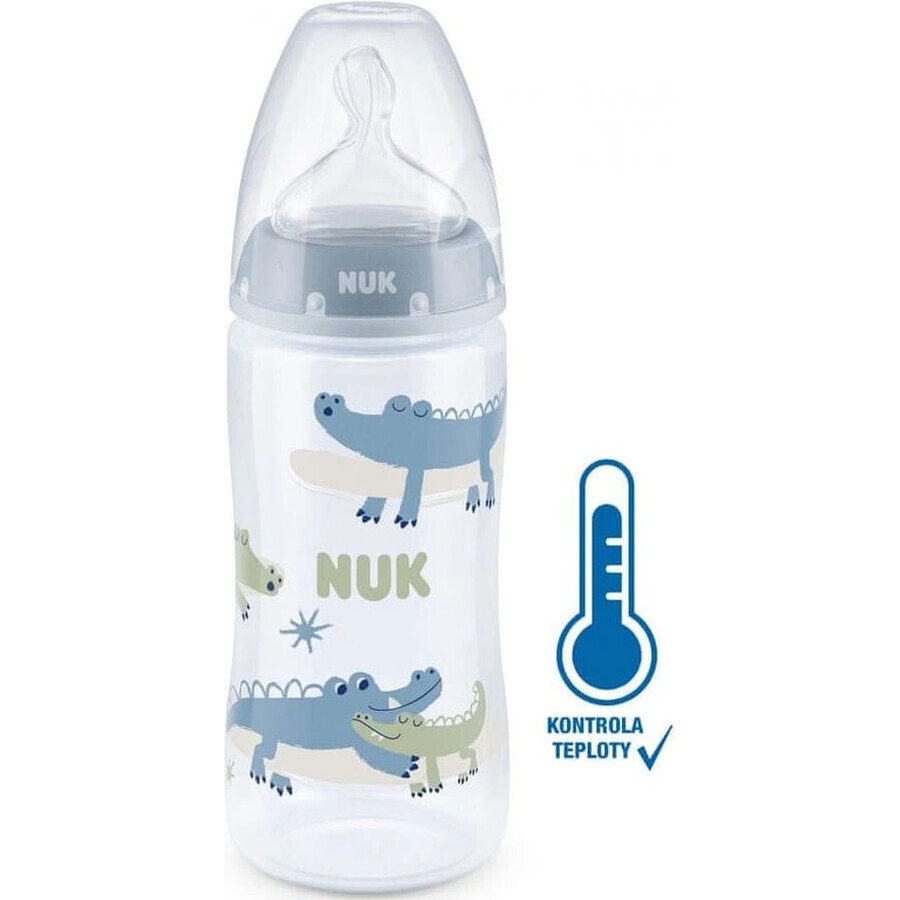 NUK FC+ Biberon cu control al temperaturii 1×1 buc, biberon 300 ml