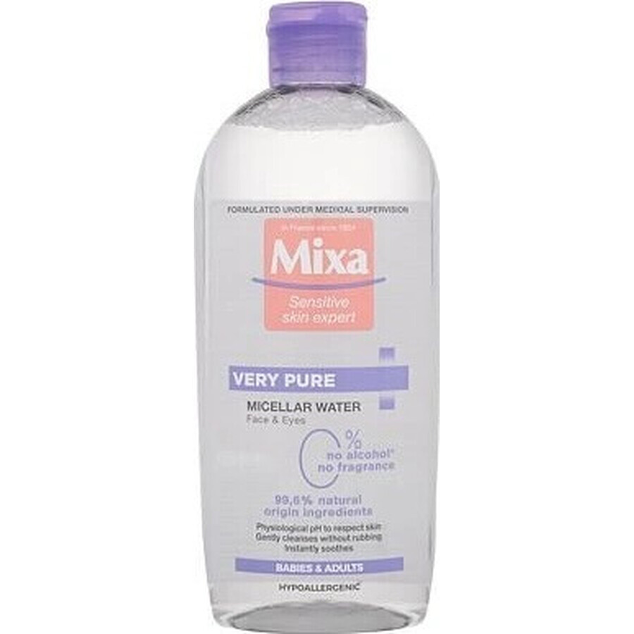 Mixa Acqua micellare purissima 1×400 ml, acqua micellare