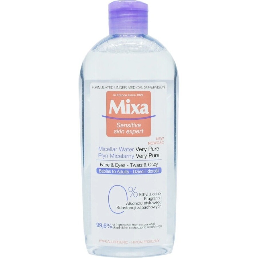 Mixa Acqua micellare purissima 1×400 ml, acqua micellare