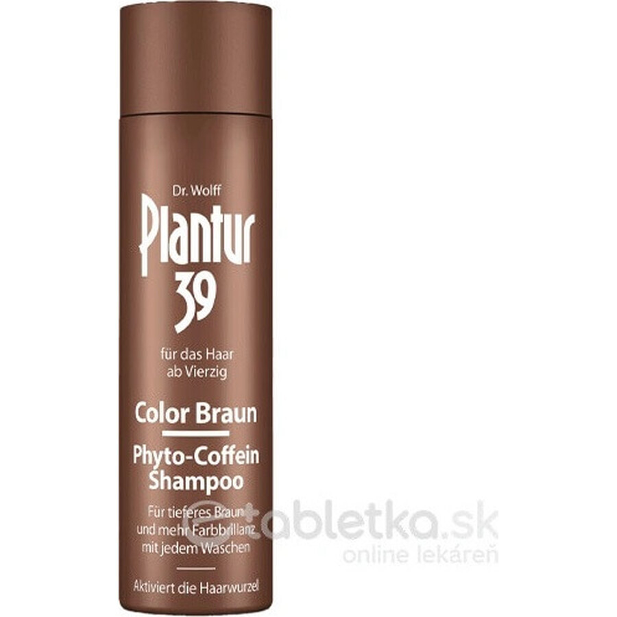 Shampoo Plantur 39 Farbe Braun Phyto-Koffein 1×250 ml, Shampoo mit Koffein