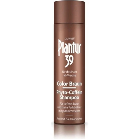 Shampoo Plantur 39 Color Brown Phyto-caffeine Phyto-caffeine 1×250 ml, shampoo with caffeine