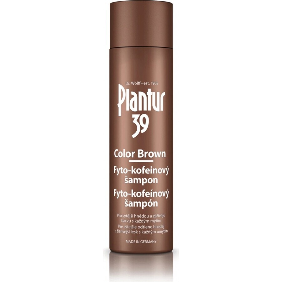 Shampoo Plantur 39 Farbe Braun Phyto-Koffein 1×250 ml, Shampoo mit Koffein