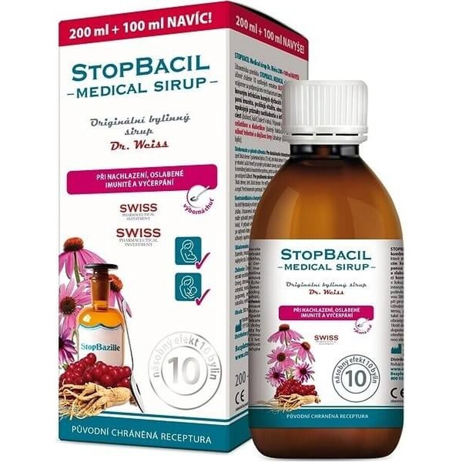 STOPVIRUS Medizinischer Sirup Dr.Weiss 1×300 ml, Mehrkräutersirup