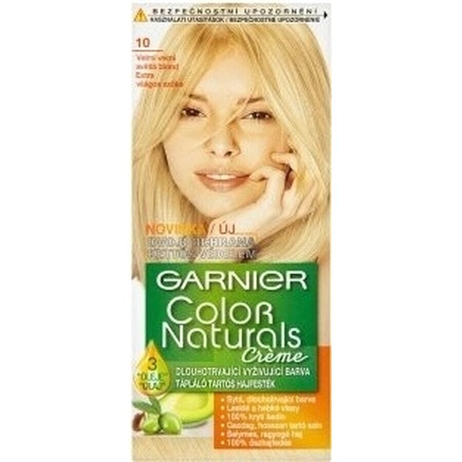 Garnier Color Naturals permanente Haarfarbe 10 Ultra Blonde 1×1 Stück, Haarfarbe