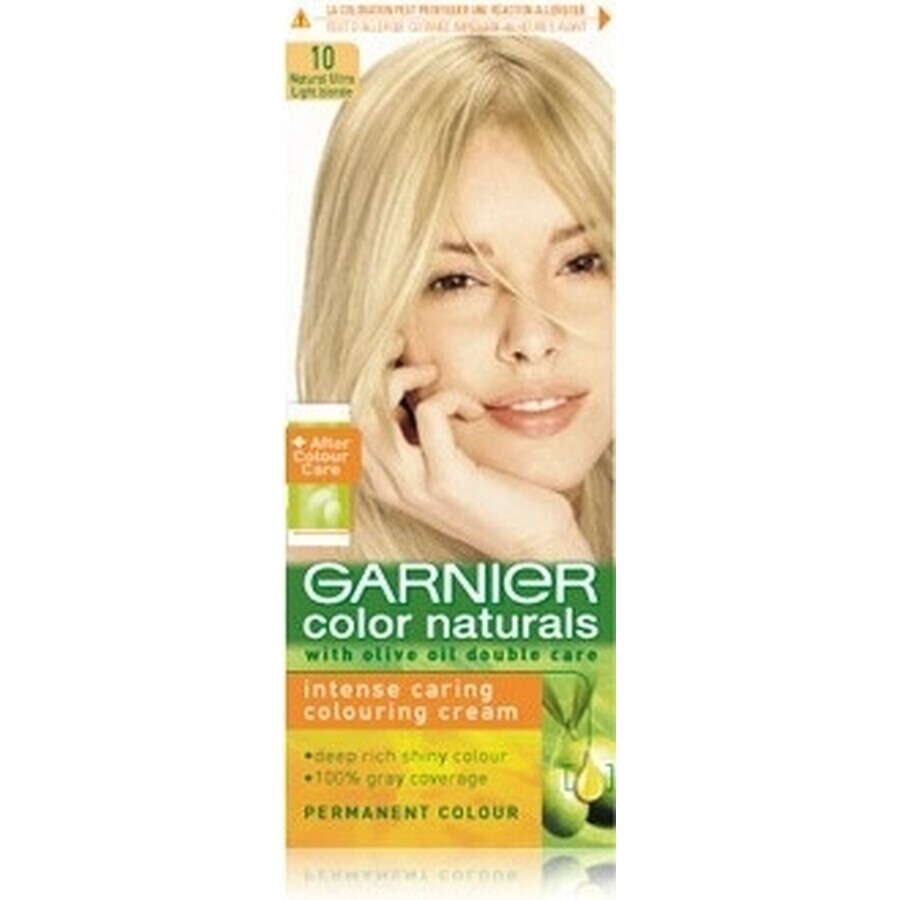 Garnier Color Naturals permanente Haarfarbe 10 Ultra Blonde 1×1 Stück, Haarfarbe