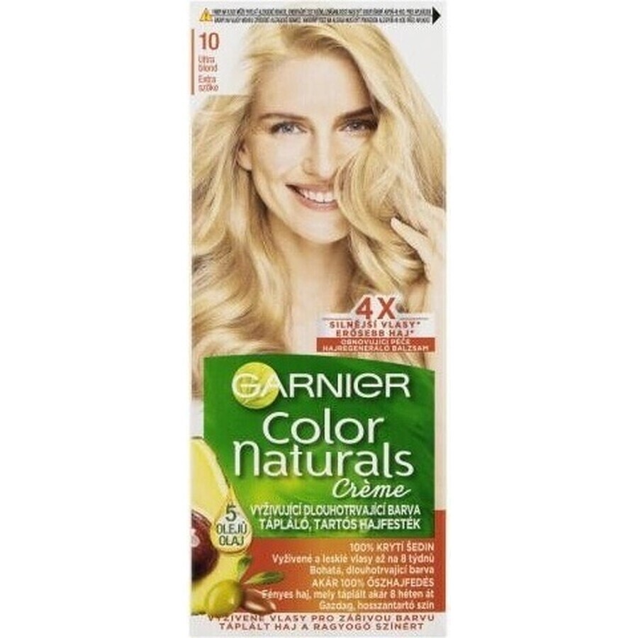 Garnier Color Naturals permanente Haarfarbe 10 Ultra Blonde 1×1 Stück, Haarfarbe