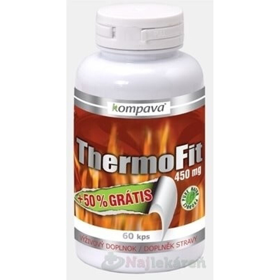 Compava ThermoFit 450 mg 1×60 cps, voedingssupplement