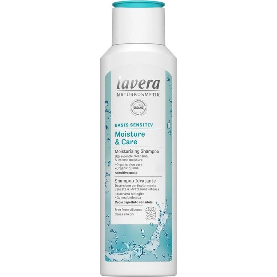 lavera Basis Shampoo Moisture & Care 1×250 ml, șampon