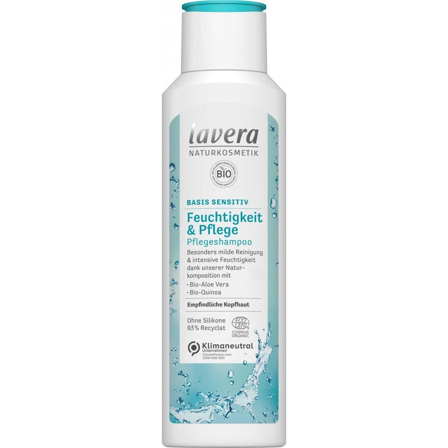 lavera Basis Shampoo Moisture & Care 1×250 ml, șampon