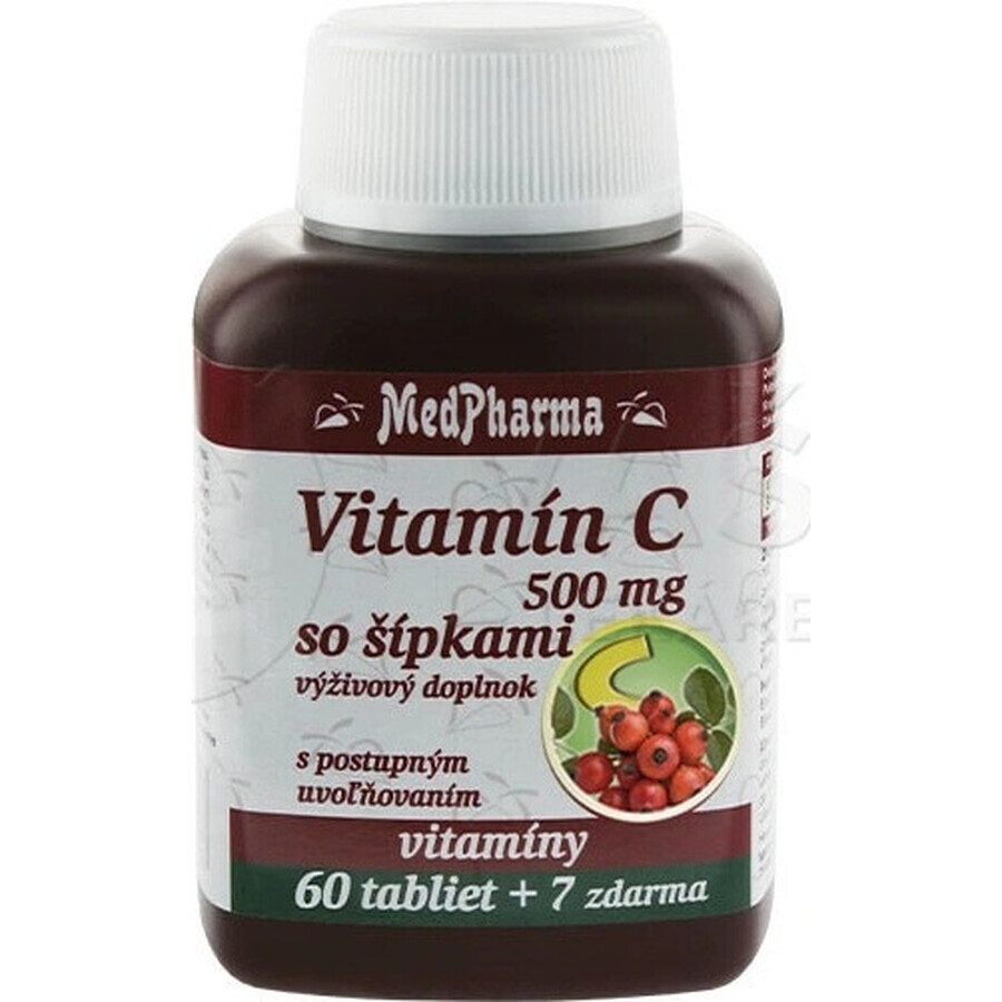 MedPharma VITAMINA C 500MG con frecce 1×37 tbl, rilascio graduale