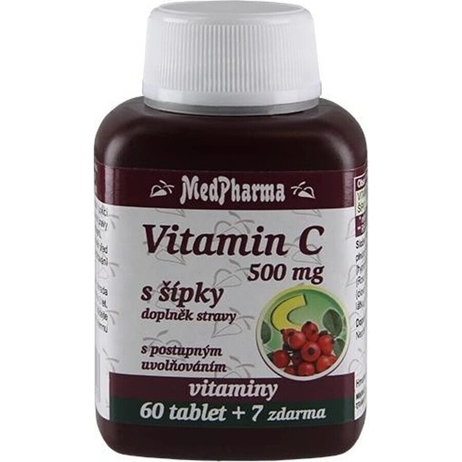 MedPharma VITAMINA C 500MG con frecce 1×37 tbl, rilascio graduale