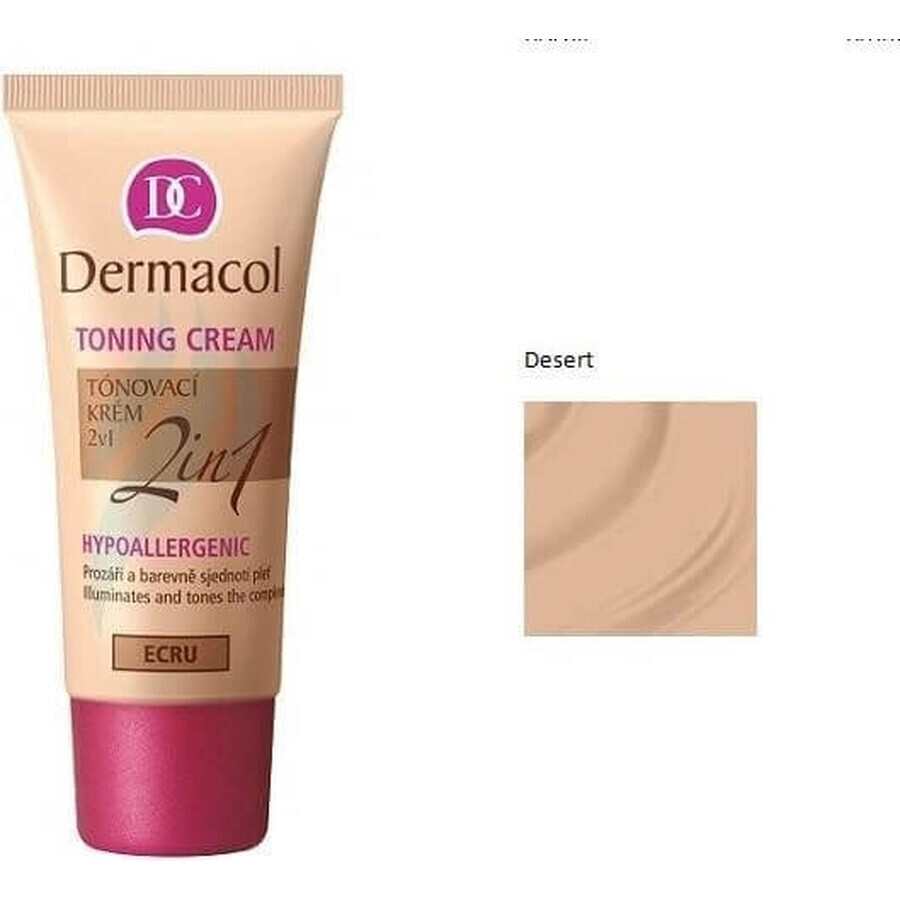 DERMACOL 2in1 crema colorata: DESERTO 1×30 ml, crema colorata 2in1