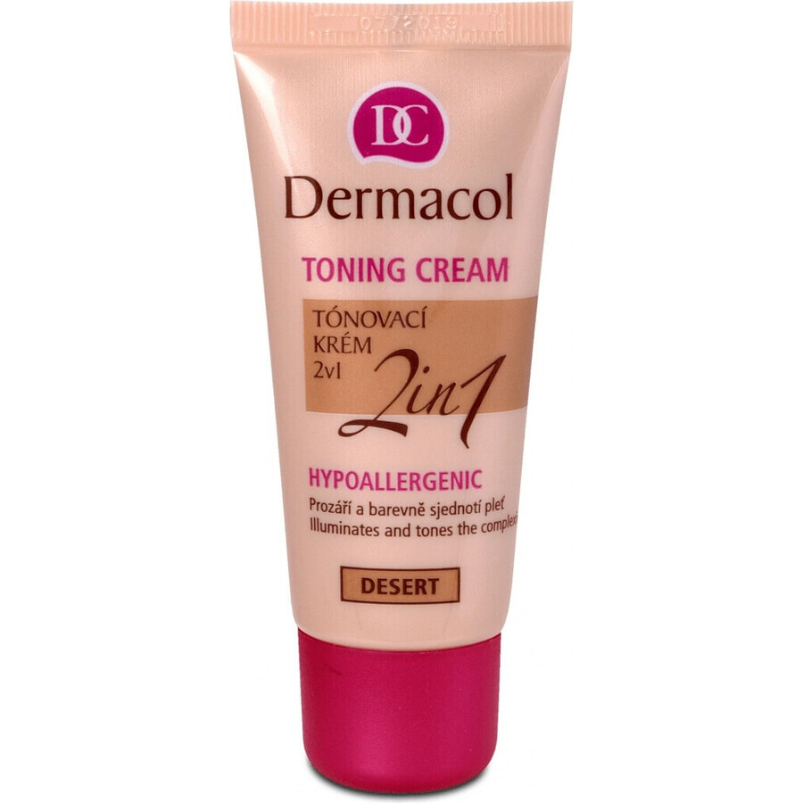 DERMACOL 2in1 crema colorata: DESERTO 1×30 ml, crema colorata 2in1