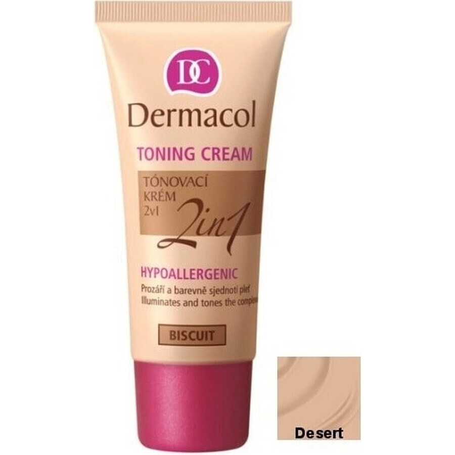 DERMACOL 2in1 crema colorata: DESERTO 1×30 ml, crema colorata 2in1