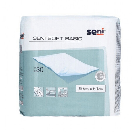 Hygienic Aleze Soft Basic, 90x60 cm, 30 Stück, Brüste