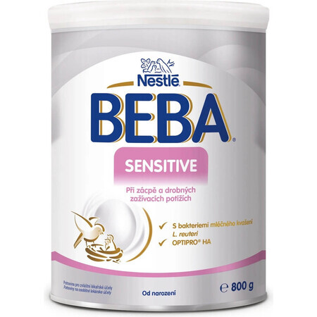 BEBA EXPERTpro SENSITIVE; formulă specială pentru sugari pentru constipație (de la naștere) 1×800 g, formulă specială pentru sugari pentru constipație