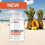 GYMBEAM Bromelain Papain 1×90 cps, Nahrungsergänzungsmittel