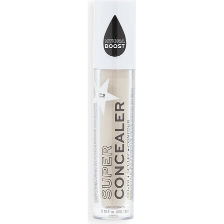 Revolution Relove, Super Concealer Radiant Matte C2, concealer 1×3 ml, concealer