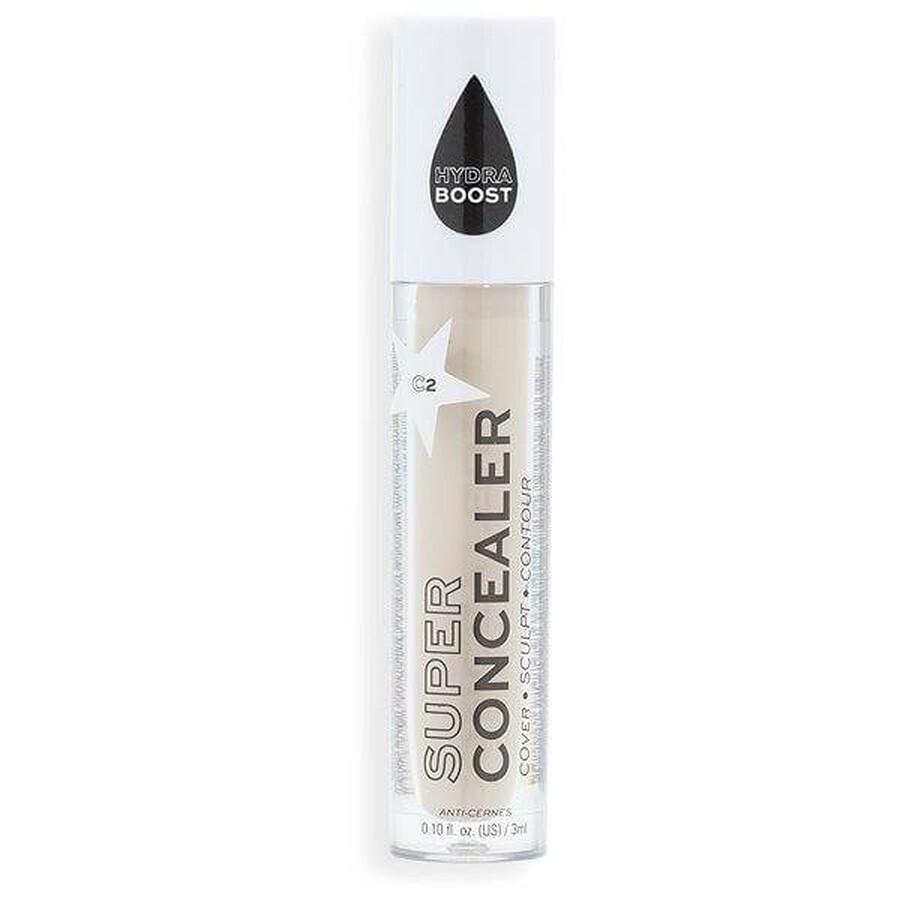 Revolution Relove, Super Concealer Radiant Matte C2, concealer 1×3 ml, concealer