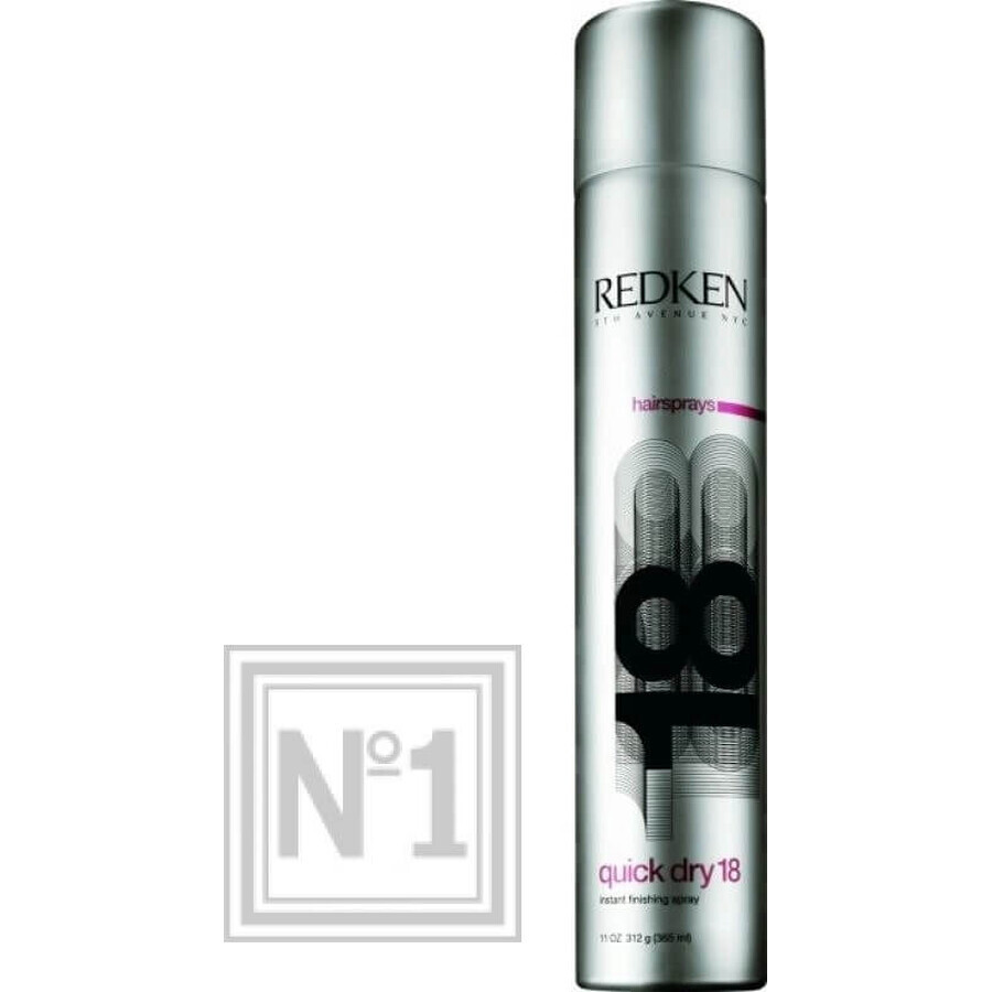 Redken Quick Dry Strong Hold Haarspray 1×400 ml, Haarspray