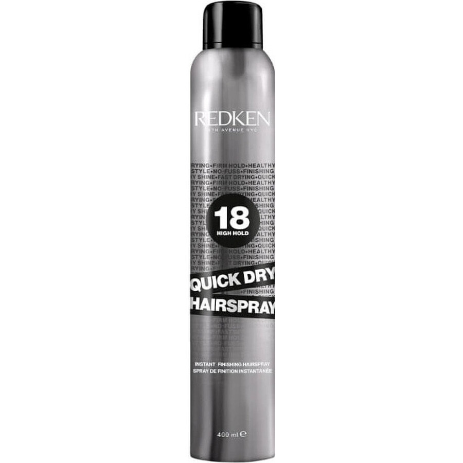 Redken Quick Dry Strong Hold Haarspray 1×400 ml, Haarspray