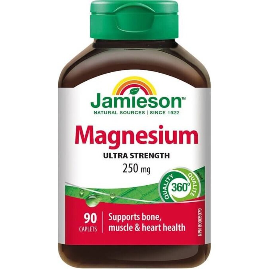 JAMIESON MAGNESIUM 250 mg 1×90 tbl, magneziu