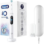 Oral B EK iO Series 9 Weiß alabaster + Zahnbürstenhalter + Reiseetui 1×1 Set, elektronische Zahnbürste