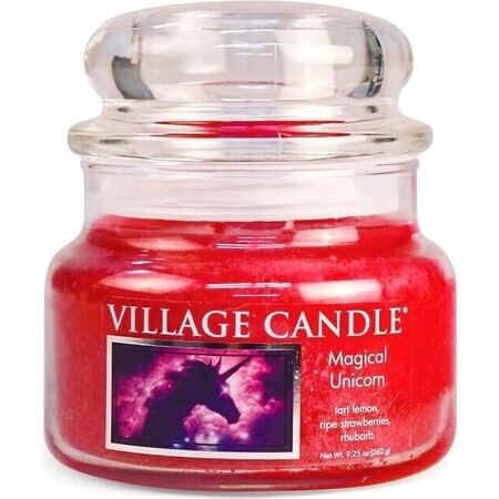 Village Candle Bougie parfumée en verre - Magical Unicorn, medium 1×1 pc, bougie parfumée