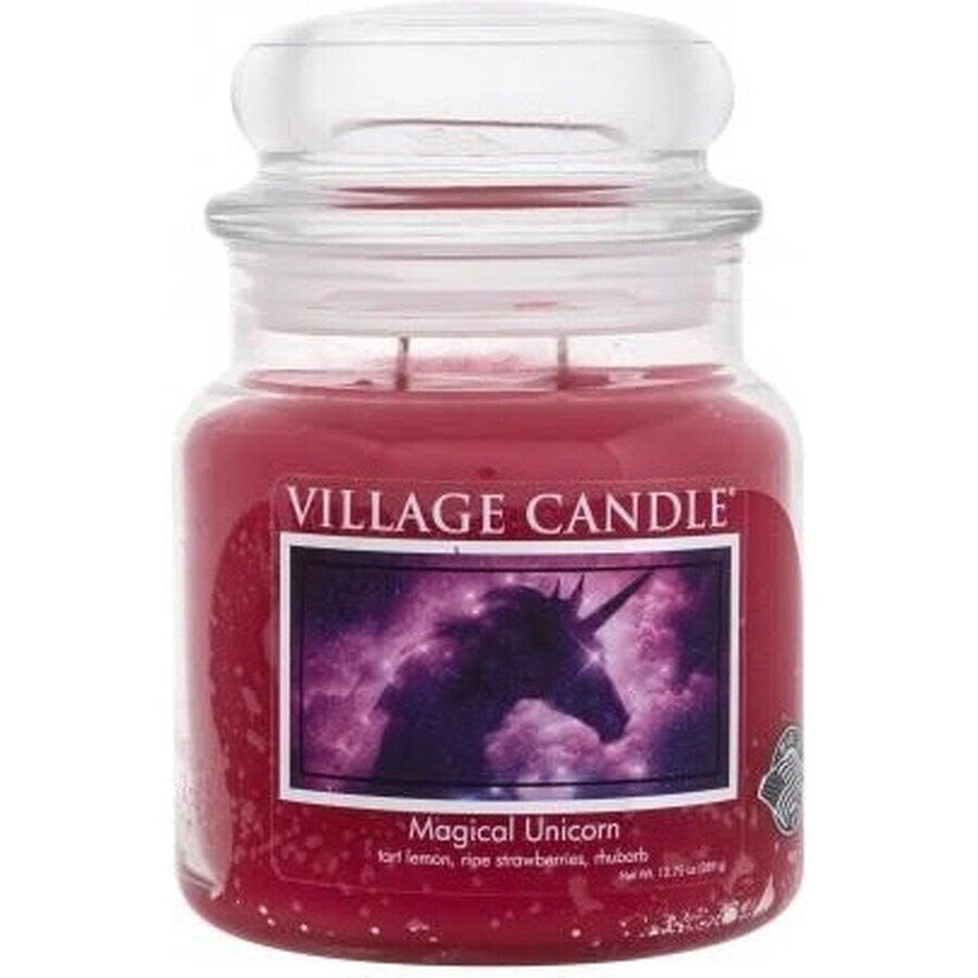 Village Candle Bougie parfumée en verre - Magical Unicorn, medium 1×1 pc, bougie parfumée