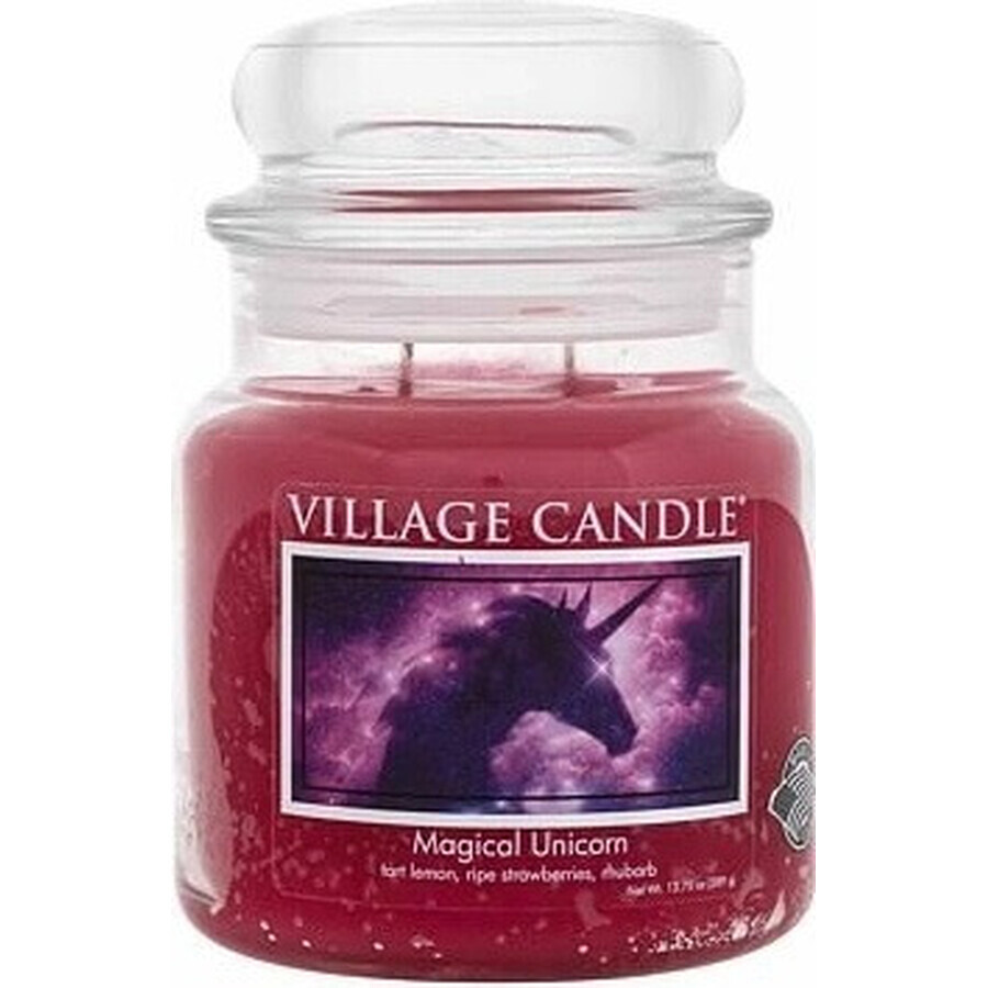 Village Candle Bougie parfumée en verre - Magical Unicorn, medium 1×1 pc, bougie parfumée