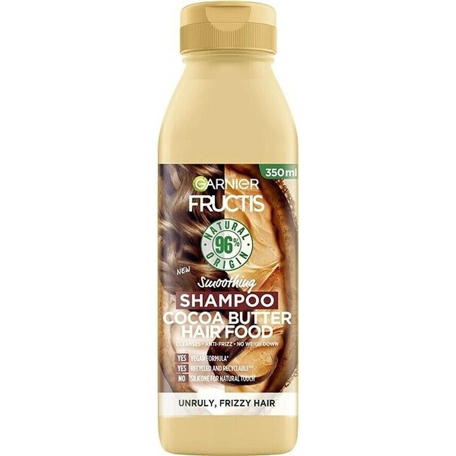 Garnier Fructis Fructis Hair Food Kakaobutter Glättendes Shampoo 1×350 ml, Shampoo