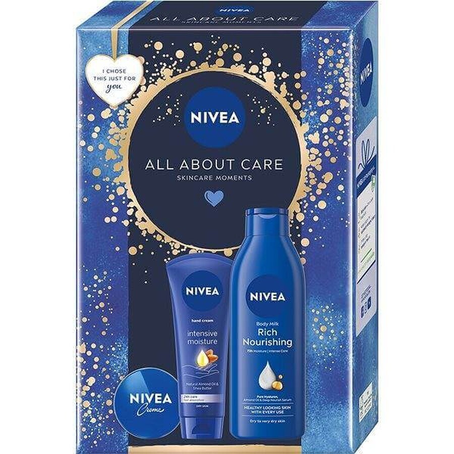 NIVEA BOX BODY MILK 1×1 buc, pachet cadou