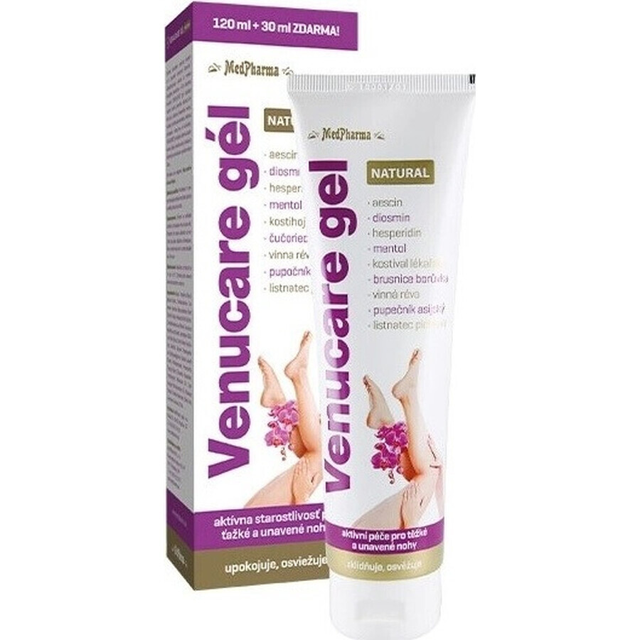 MedPharma VENUCARE GEL NATURAL 1×150 ml, gel 120 ml+30 ml free of charge