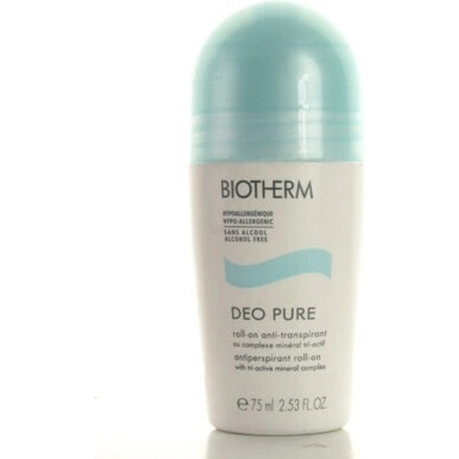 Biotherm Deo Pure Alkoholfreies Antitranspirant Deo Pure 1×75 ml, Antitranspirant-Perlen