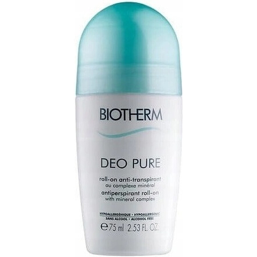 Biotherm Deo Pure Alkoholfreies Antitranspirant Deo Pure 1×75 ml, Antitranspirant-Perlen