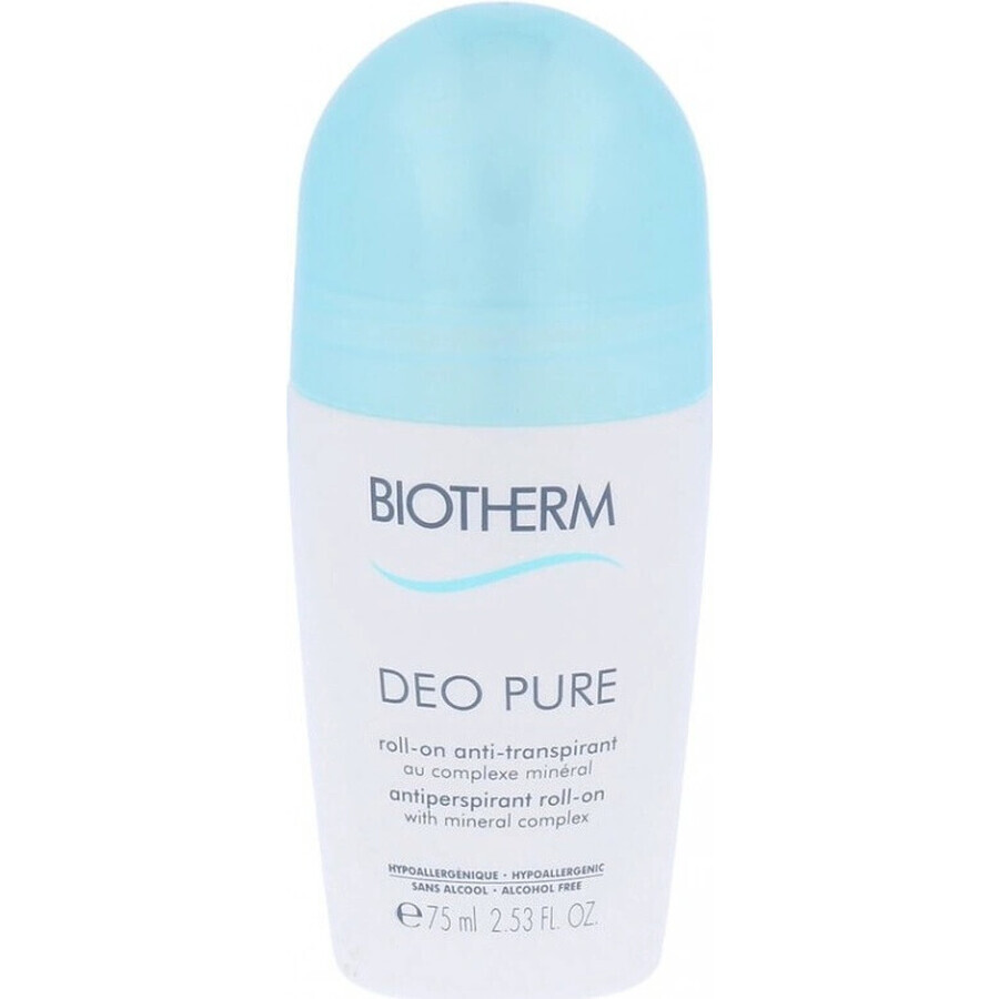 Biotherm Deo Pure Alkoholfreies Antitranspirant Deo Pure 1×75 ml, Antitranspirant-Perlen