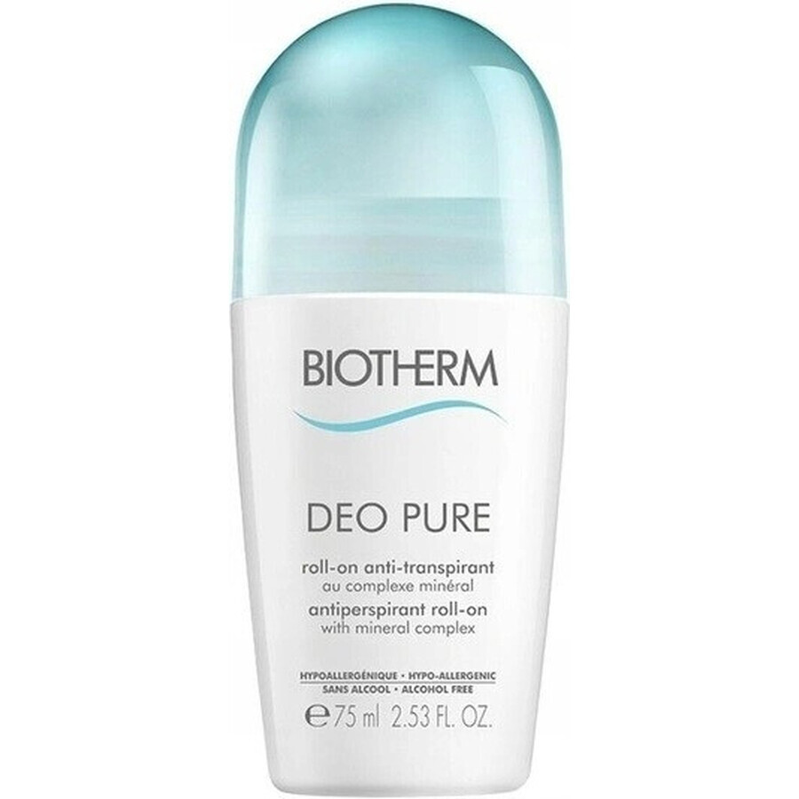 Biotherm Deo Pure Alkoholfreies Antitranspirant Deo Pure 1×75 ml, Antitranspirant-Perlen