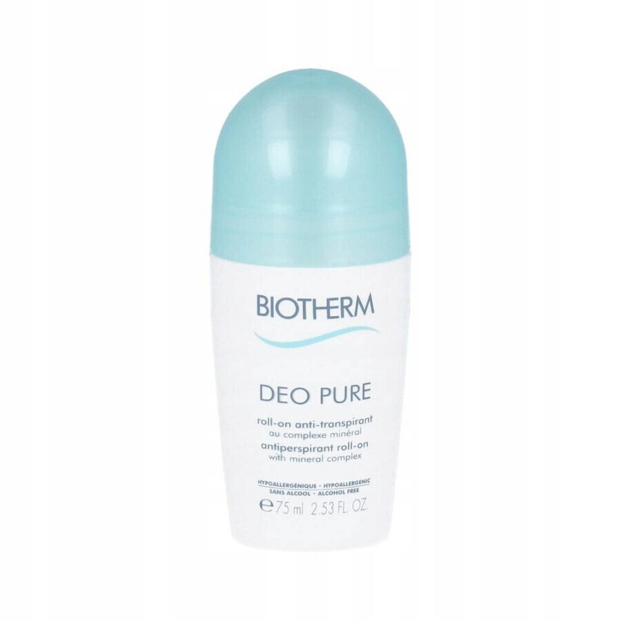 Biotherm Deo Pure Alkoholfreies Antitranspirant Deo Pure 1×75 ml, Antitranspirant-Perlen