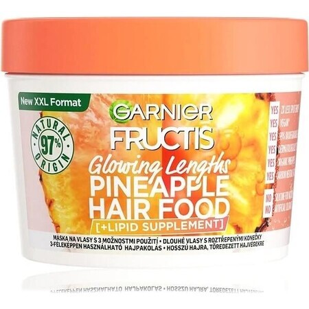 Garnier Fructis Hair Food Piña Mascarilla Capilar 3en1 400 ml 1×400 ml